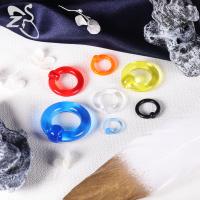 ZS-Anillo de acrílico colorido para la nariz para hombre, Piercings de tabique de calibre grande, anillos de cuentas cautivas, expansor de carne, joyería, 2-8MM, 1 pieza - details 6