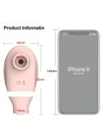 Consolador de pene potente vibrador de clítoris vaginal chupando y lamiendo estimulación dual masajeador femenino juguete sexual para adultos - details 14