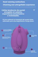 Juguete sexual. Becerro cruzado que absorbe los golpes huevo vibrador carga magnética masturbador femenino situación de vibración - details 11
