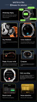 Relojes inteligentes hombre Fitness exterior deporte Seguimiento GPS ritmo cardíaco presión arterial mujer reloj - details 1