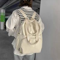 Mochila deportiva de nailon de estilo coreano, bolso de hombro de viaje de gran capacidad de Color sólido, bolso de mano con diseño de nicho, bolsa de Fitness para trabajador de oficina - details 4