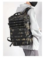 Mochila impermeable de nailon para exteriores, mochila táctica para deportes, Camping, senderismo, caza, 45L, 1000D - details 16