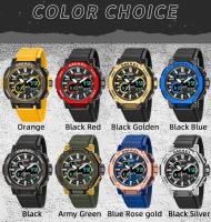 Reloj de Pulsera Deportivo de Lujo SMAEL Original para Hombres con Movimiento de Cuarzo Digital+Pulsera de Hierro Forma Redonda Estilo de Moda - details 4