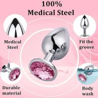 Mini Enchufe de Metal Suave 3 Tamaños Estimulador de Sensualidad para Mujeres y Hombres - details 3