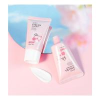 Sakura Crema de protección solar Bloqueador solar facial SPF50 Conjunto de aislamiento iluminador hidratante - details 11