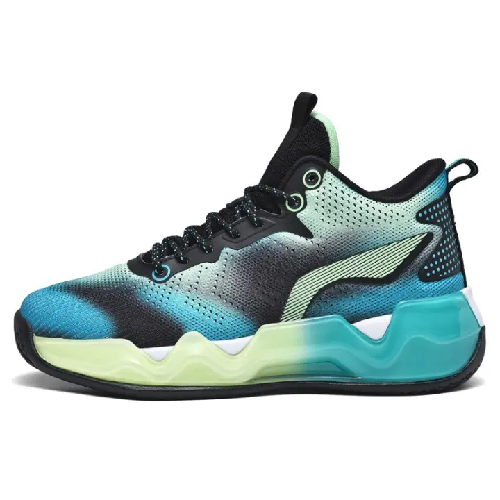 Alta calidad casual transpirable moda versátil suela de goma resistente al desgaste zapatos de baloncesto - 1