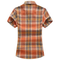 Camisas informales a cuadros para hombre, camisas clásicas de manga corta, camisas de vestir a la moda, 7XL, novedad de verano - details 28