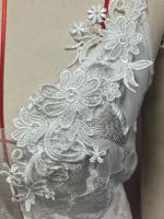 Vestido de mujer Falda abullonada de encaje nupcial sexy vestido de dama de honor con correa blanca - details 12