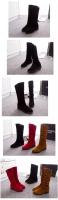 Ots de tacón informal de media varilla para mujer, punta redonda, terciopelo mate, otoño e invierno, nuevo - details 39