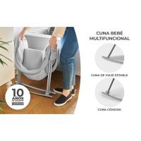 Cuna bebé con colchón 3 en 1, Cuna mecedora, Cuna de viaje,