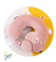 Almohada para el cuello con máscara para los ojos, almohada en forma de U, almohada de viaje,almohada de coche - details 4