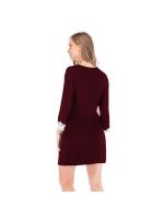 Batas para mujer Albornoz de punto Ropa de dormir suave y liviana hasta la rodilla con bolsillos Ropa de descanso S-XXL - details 25