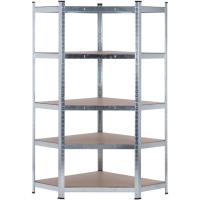 Estantería Modular de Acero y MDF Antihumedad 5 Baldos Ajustables Carga Máx. 875Kg - details 0