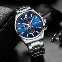 Reloj de Cuarzo CURREN 8368 Elegante Pulsera de Acero Inoxidable Resistente al Agua Calendario - details 18