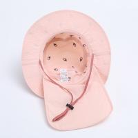 Gorro panamá Kawaii para niños, protección del cuello, bordado de dibujos animados, sombrero para el sol para bebé, protector solar, sombrero de pescador de verano de secado rápido para niñas - details 18