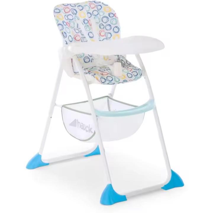 Silla Plegable para Bebés Winnie the Pooh Alta Silla Niña, Trona Ligera Reclinable con Arnés, Bandeja y Cesta - 1