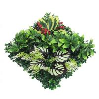 Panel de pared de plantas artificiales DIY, hoja de planta de arce de simulación realista duradera, alfombra de eucalipto Artificial verde de 25x25cm - details 15