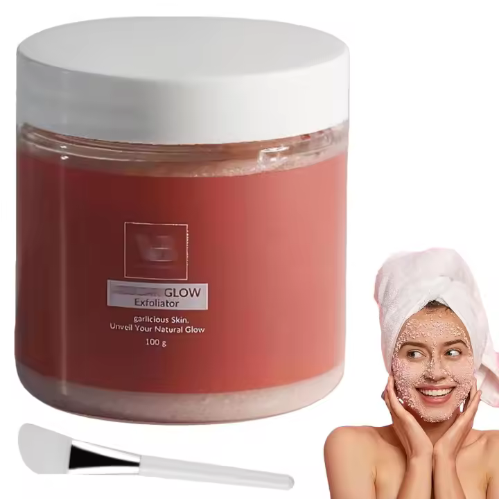 Exfoliante - Glow Blanqueador Y Exfoliante, Exfoliante Facial con Azúcar, Exfoliante Orgánico para Rostro y Cuerpo para una Piel Más Suave (1PC) - 1