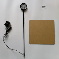 Lámpara LED de escritorio para acuario, luz con tablero acrílico, 3W, 5W, 7W, para Nano tanque, Betta, pecera, planta suculenta en maceta, 6000K, blanco frío - details 7