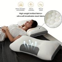 Almohada Cervical para Dormir, Almohada Suave y Cómoda con Partición para Ayudar a Dormir y Proteger el Cuello - details 1