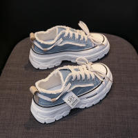 Verano Nuevo 2025 Suela Gruesa Retro Pequeño Blanco para Mujeres Moda Estudiante Versátil Casual zapatos ard - details 4
