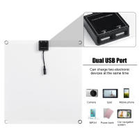 Kit completo de Panel Solar de 200W, cargador de batería de 12V con controlador USB Dual de 100A, células solares para coche, yate, RV, barco, teléfono móvil - details 16