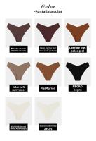 "Bragas Sin Costuras Mujer – Tiro Bajo, Nailon Transpirable, Secado Rápido – Ideal para Yoga y Deporte – Talla Grande " - details 15