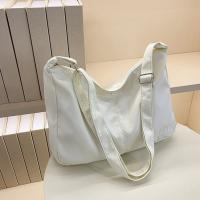 Bolso bandolera de lona informal de gran capacidad, bolso de hombro ligero de Color sólido, bolso Hobo con cremallera, trabajo - details 4
