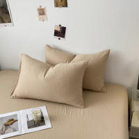 Bonenjoy-funda de almohada de Color sólido, funda de almohada transpirable de 48x74cm, Fundas de cojín rectangulares, fundas de almohada de cama para el hogar, 2 piezas - details 11