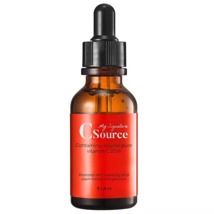 TIAM My Signature Source, suero, vitamina C pura al 20%, ácido ascórbico, 1.0 fl oz - 1