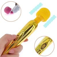 Empaque privado Vibrador AV inalámbrico sexy, varita estimuladora de clítoris, juguetes sexuales para adultos musculosos, masajeador recargable por USB - details 2