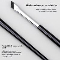 Pincel de Eyeliner Ultrafino Ángulo Fino Plano para Cejas y Pestañas Alta Calidad de Maquillaje - details 3