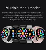 HK85-reloj inteligente para hombre y mujer, accesorio de pulsera resistente al agua IP67 con control del ritmo cardíaco, Pantalla AMOLED 1,43, seguimiento de actividad deportiva - details 4