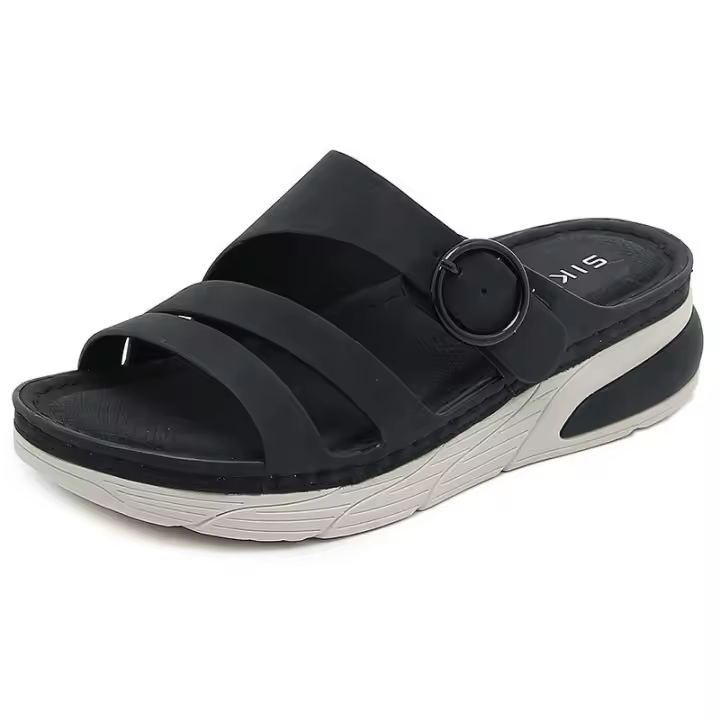 Nueva zapatilla ligera M, deporte informal, cómoda suela hick, costura elcro, zapato de mujer de gran tamaño - 1