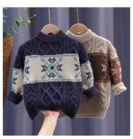 Suéter de lana para niños, cortavientos de algodón de ganchillo, jersey grueso y cálido de lujo para otoño e invierno, ropa para adolescentes 2024 - details 5