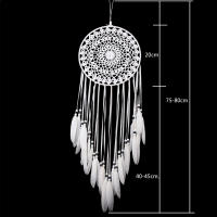 Atrapasueños con cuchillo blanco puro de viento nórdico, colgante atrapasueños para el hogar, decoración del hogar - details 0