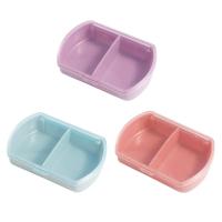 Caja dispensadora a prueba de humedad, caja de almacenamiento portátil para medicamentos, 2 rejillas, pastillero a prueba de polvo, Mini organizador de pastillas para viaje - details 3