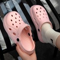 Zapatillas de Algodón Suaves para Exteriores Pisa Hueco de Verano Suela Antideslizante - details 0
