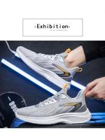 Zapatos deportivos para correr de gran tamaño para hombres de primavera y verano zapatos casuales ultraligeros que absorben los golpes de la aptitud del rebote del comercio exterior de los hombres - details 2