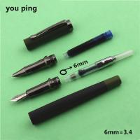 Pluma estilográfica de Metal de colores grises 3775 de lujo, suministros de papelería escolar para estudiantes de oficina financiera, bolígrafos de tinta - details 8