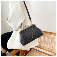 Nueva Bolsa de Concha 2025 Patrón de Lichi, Clip de Cadena, Bolso de Mano para Mujeres Sencillas - details 28