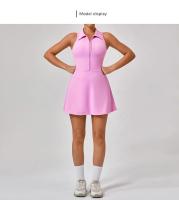Falda Deportiva de Cintura Alta Fiess Adelgazante, Antireflejante, Secado Rápido, Media Zipa, Nueva - details 0