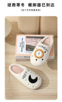 Casa Luna Reloj Pareja Interior Caliente Zapatillas - details 2