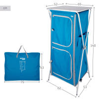 Cajón de Almacenamiento Plegable Aktive 62x53x140 cm Cocina de Camping a Nivel Superior - details 3