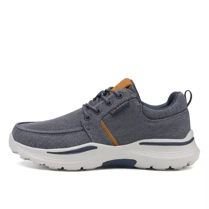 Zapatos deportivos casuales con cordones y suela gruesa para hombre, zapatos viejos de tela de Beijing - 1
