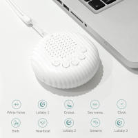 Máquina de Sueño Portátil para Bebés con Timbre de Silencio Blanco Recargable por USB con 10 Voces Dormido Medidor de Temperatura - details 1