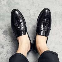 Vestido de negocios para hombre, informal, plano, cómodo de llevar, zapatos de cuero para conducir, productos Oxford 2025 - details 3