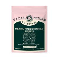 Gomitas de equilibrio femenino - para la salud y el bienestar de las mujeres - Apoyo inmunológico - Vegano, sin gluten y halal - Piña hawaiana - 60 gomitas - details 0