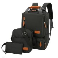 Conjunto de mochila de 3 piezas para hombre y mujer, bolso de hombro para ordenador portátil, bolsillo pequeño para viaje, escuela - details 11