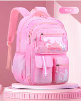 Mochila Escolar de Moda para Niñas OKKID Color Gradiente Rosa-Púrpura Bolsas para Estudiantes - details 16